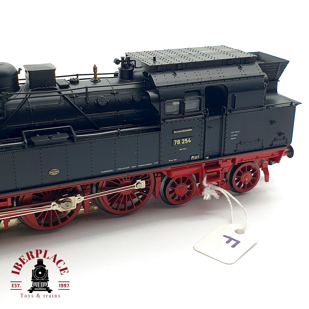 ♻️ AC Fleischmann Locomotora BR 78 254 DR Negra H0 escala 1:87