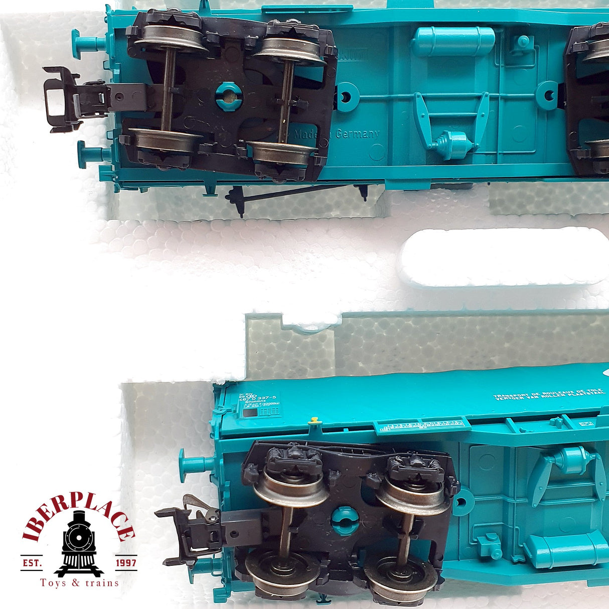 ♻️ Märklin 47205 set de vagones para bobinas de acero laminado B Cargo H0 escala 1:87 A28