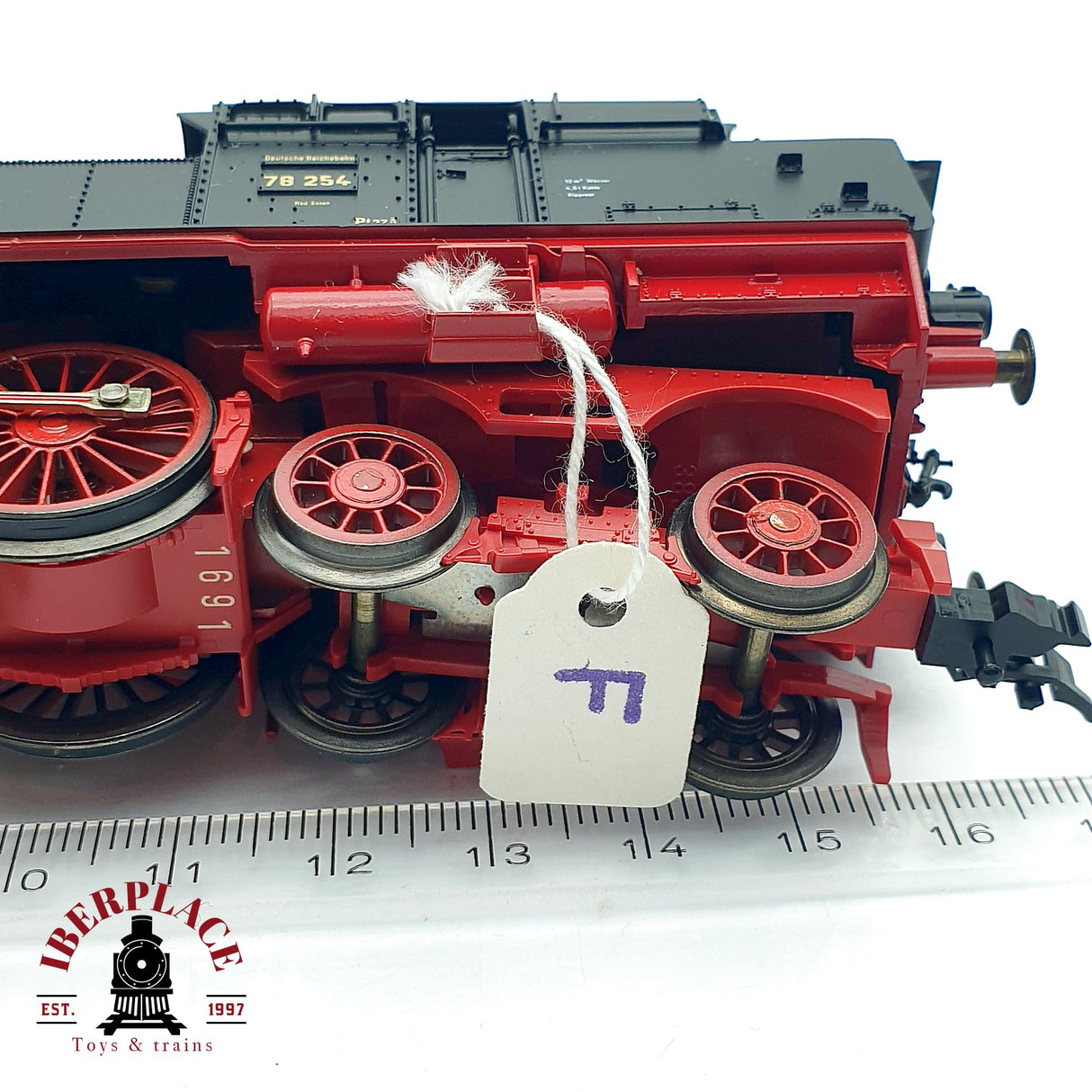 ♻️ AC Fleischmann Locomotora BR 78 254 DR Negra H0 escala 1:87
