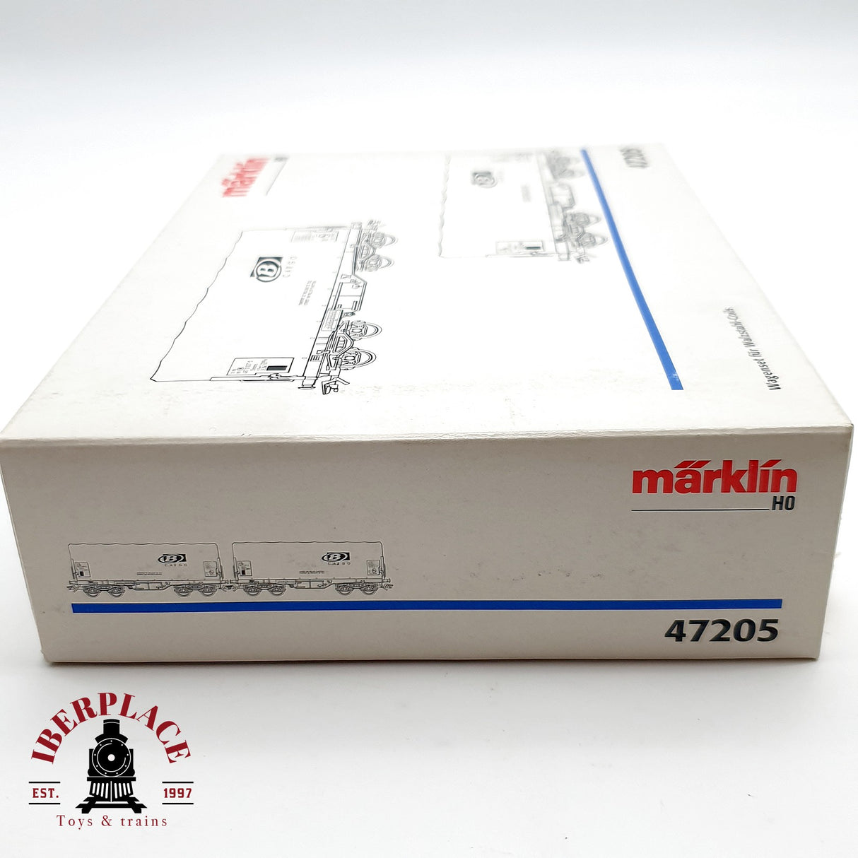 ♻️ Märklin 47205 set de vagones para bobinas de acero laminado B Cargo H0 escala 1:87 A28