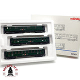 ♻️ Märklin 42383 Set de coches clásicos de la SBB clase 1-2 H0 escala 1:87 A28