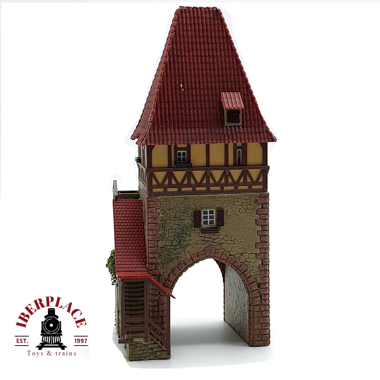 ♻️ Torre de pueblo emblemática con mirador H0 escala 1:87