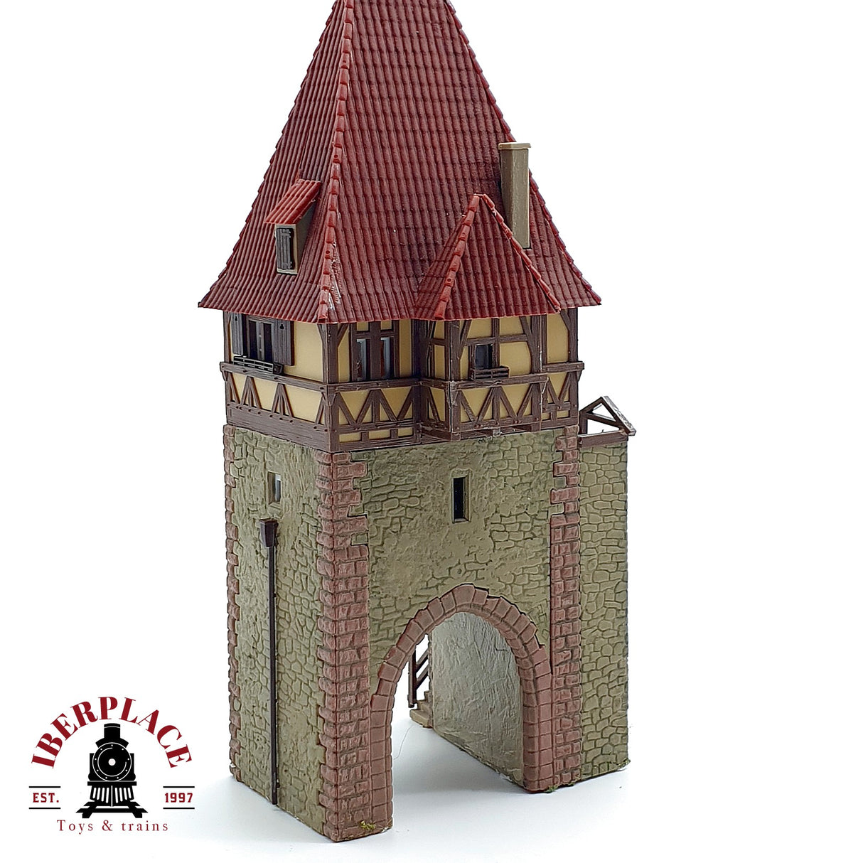 ♻️ Torre de pueblo emblemática con mirador H0 escala 1:87