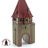 ♻️ Torre de pueblo emblemática con mirador H0 escala 1:87