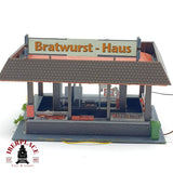 ♻️ Restaurante Bratwurst Haus comida Kiosko de comida H0 escala 1:87