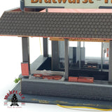 ♻️ Restaurante Bratwurst Haus comida Kiosko de comida H0 escala 1:87