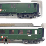 ♻️ Märklin 42383 Set de coches clásicos de la SBB clase 1-2 H0 escala 1:87 A28 2/2