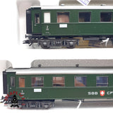 ♻️ Märklin 42383 Set de coches clásicos de la SBB clase 1-2 H0 escala 1:87 A28 2/2