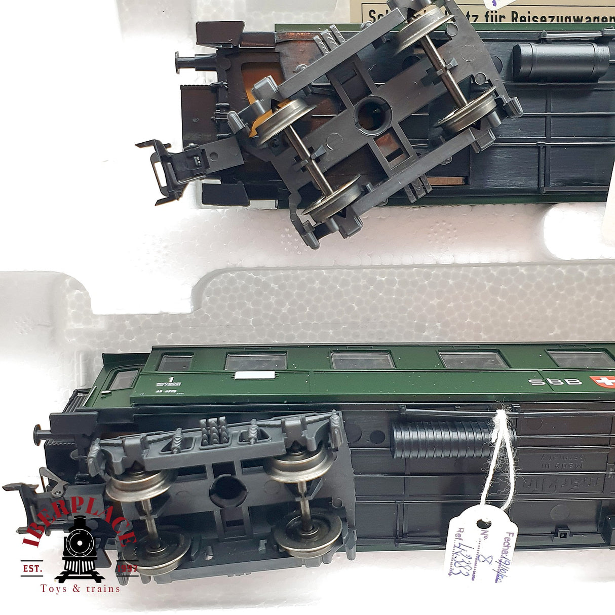♻️ Märklin 42383 Set de coches clásicos de la SBB clase 1-2 H0 escala 1:87 A28 2/2