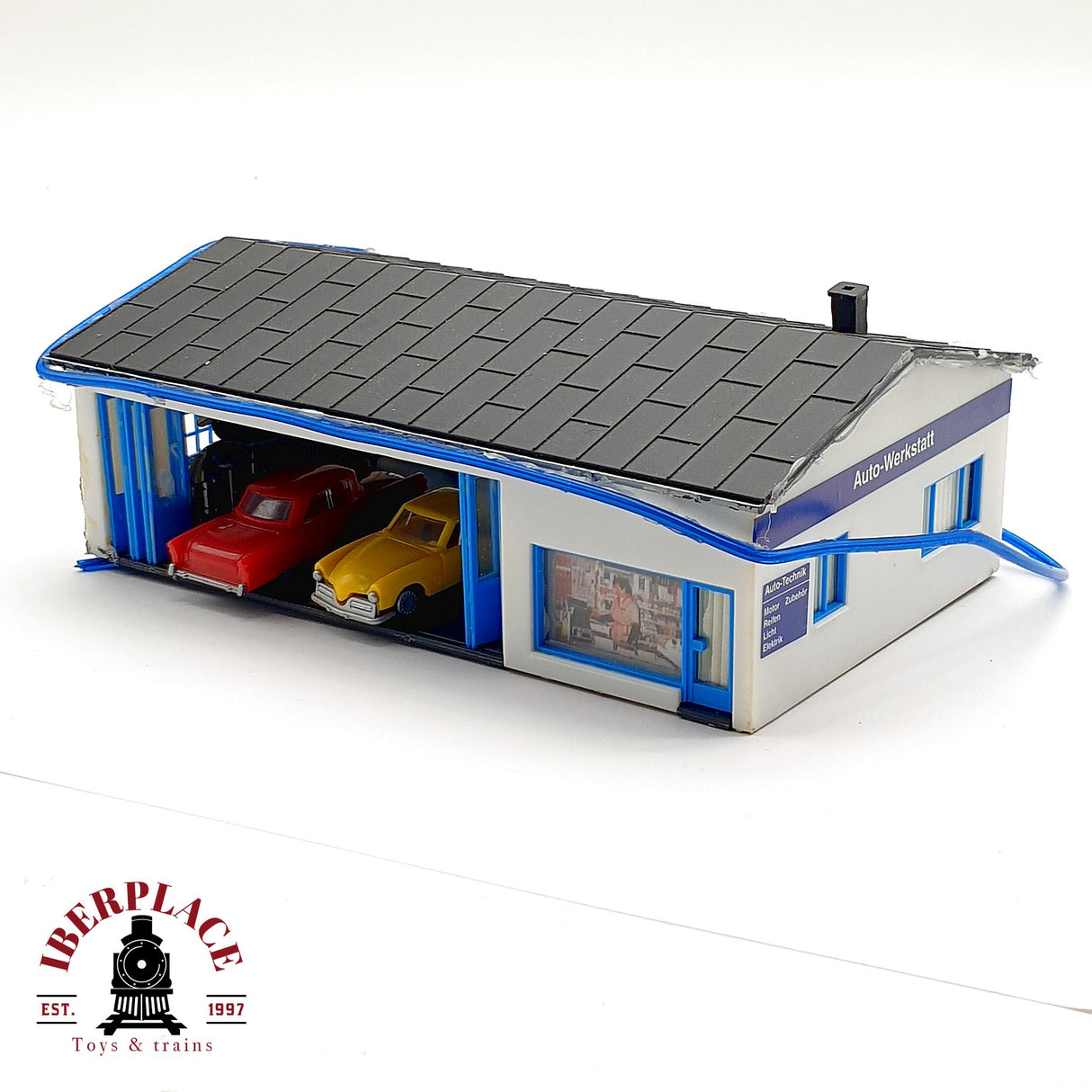 ♻️ Taller de coches Auto-Werkstatt H0 escala 1:87