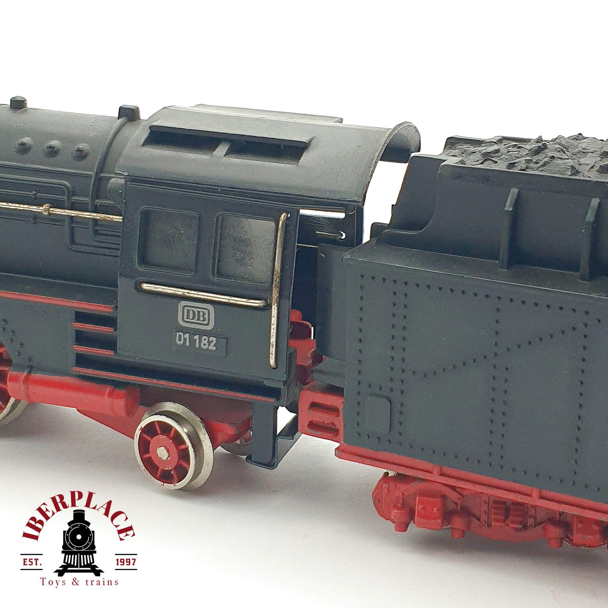 ♻️ DC Fleischmann Locomotora DB 01 182 Made in US zone hierro fundido H0 escala 1:87