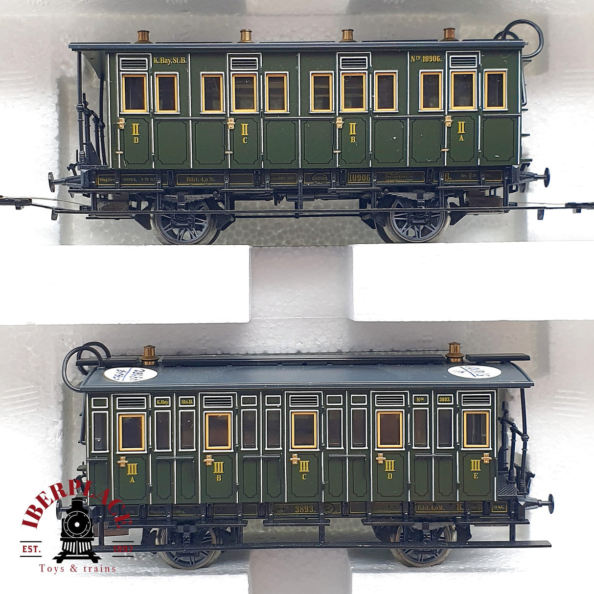 ♻️ Märklin 43982 Set de coches Bayerischer para 1880 H0 escala 1:87 A28