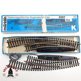 ♻️ Märklin 2267 Desvíos eléctricos curvos sistema K H0 escala 1:87