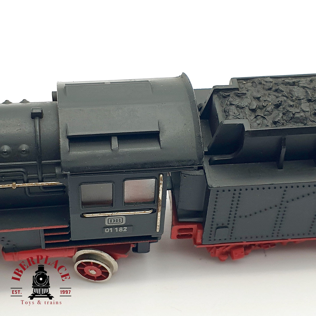 ♻️ DC Fleischmann Locomotora DB 01 182 Made in US zone hierro fundido H0 escala 1:87