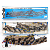 ♻️ Märklin 5141 Desvíos eléctricos curvos sistema M H0 escala 1:87