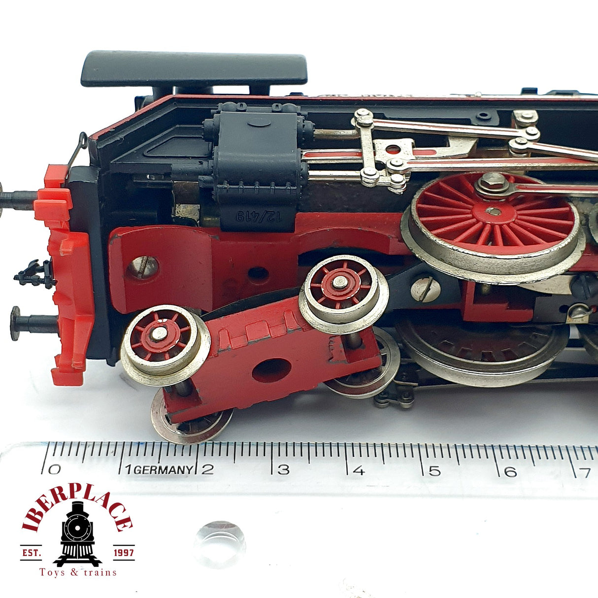 ♻️ DC Fleischmann Locomotora DB 01 182 Made in US zone hierro fundido H0 escala 1:87