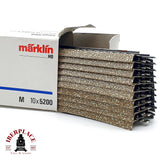 ♻️ Märklin 5200 vias curvas 30º sistema M H0 escala 1:87