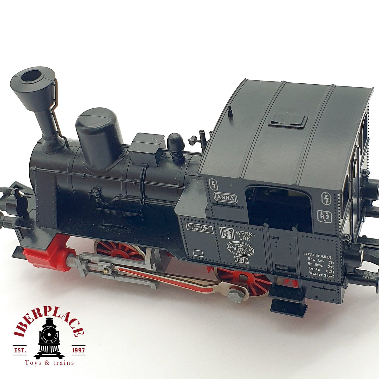 ♻️ DC Fleischmann Locomotora Werk Lok 3 ANA Maffei H0 escala 1:87