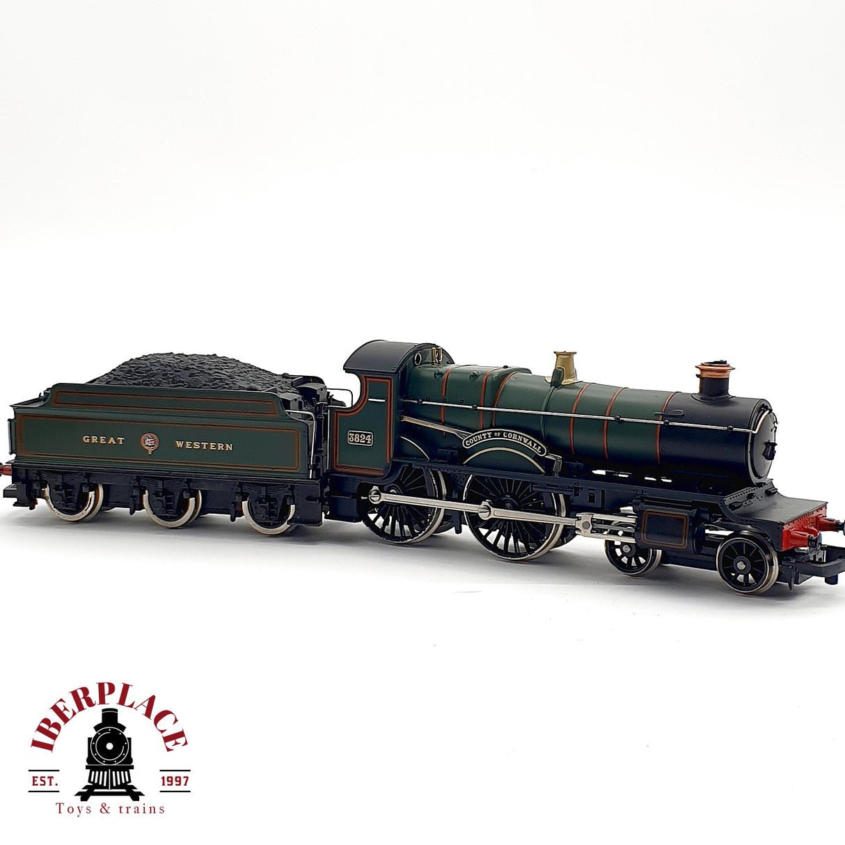 ♻️ DC Hornby S4469 Locomotora Country of cornwall 3824 H0 escala 1:87