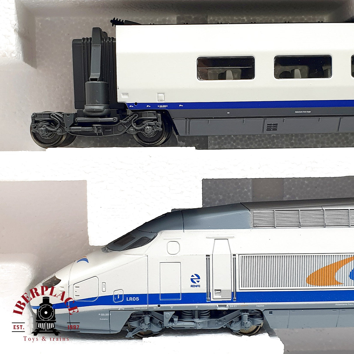 ♻️ DC Jouef 743700 Set de tren RENFE Ave Euromed H0 escala 1:87 A28