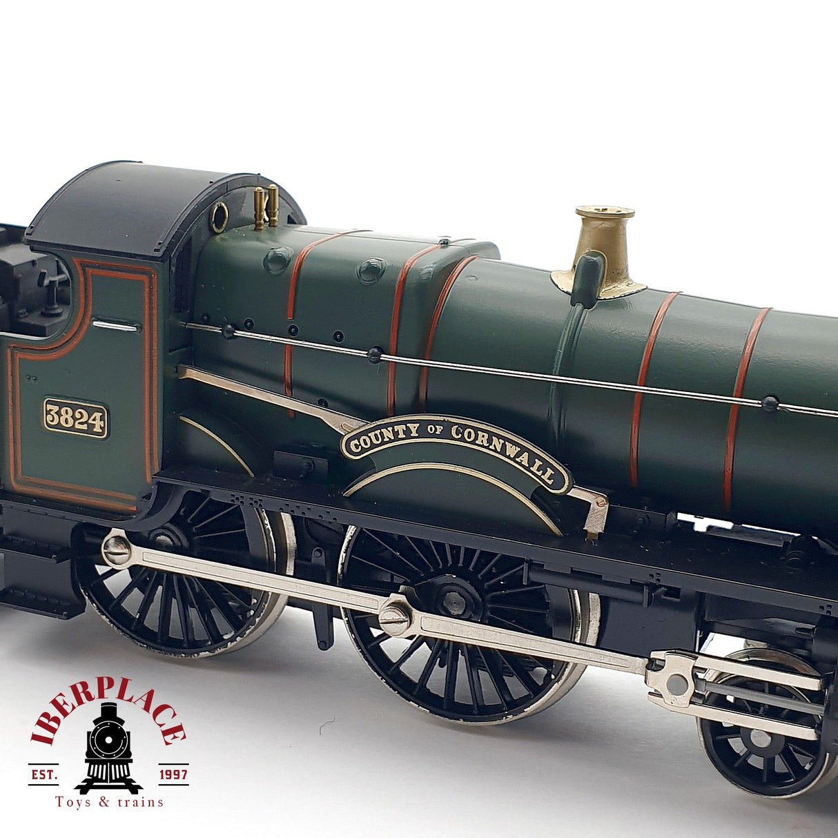 ♻️ DC Hornby S4469 Locomotora Country of cornwall 3824 H0 escala 1:87