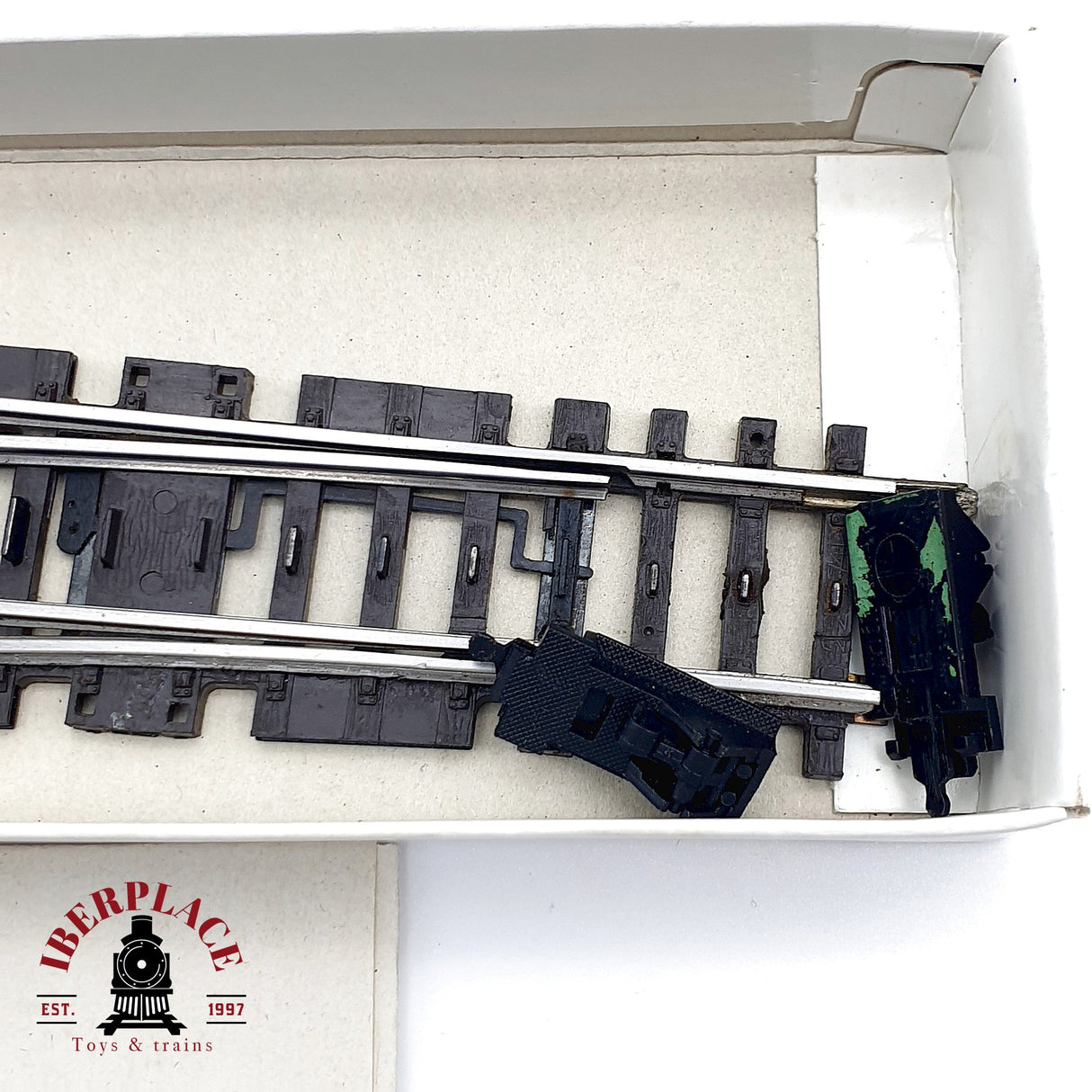 ♻️ Märklin 2272 Desvío manual izquierda y derecha sistema K H0 escala 1:87