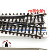♻️ Märklin 2272 Desvío manual izquierda y derecha sistema K H0 escala 1:87