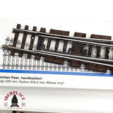 ♻️ Märklin 2272 Desvío manual izquierda y derecha sistema K H0 escala 1:87