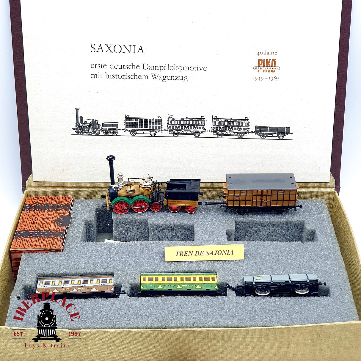 ♻️ AC PIKO Tren de Sajonia 1949 - 1989 H0 escala 1:87 A28