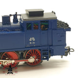 ♻️ Märklin Locomotora a vapor azul con negro H0 escala 1:87