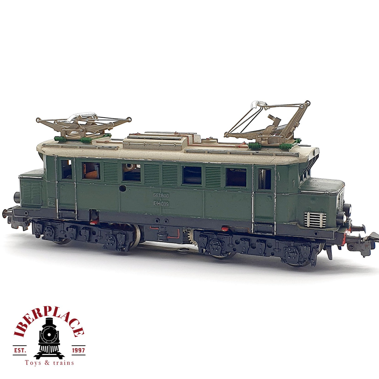♻️ AC Märklin Locomotora Eléctrica E44 039 DB verde hierro fundido H0 escala 1:87