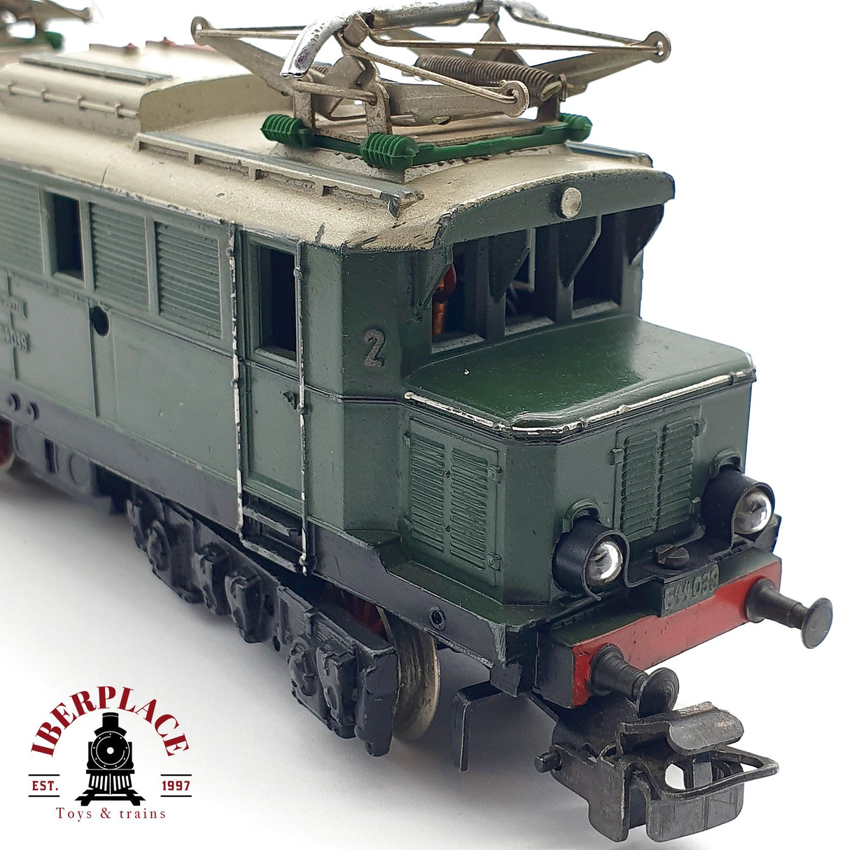 ♻️ AC Märklin Locomotora Eléctrica E44 039 DB verde hierro fundido H0 escala 1:87
