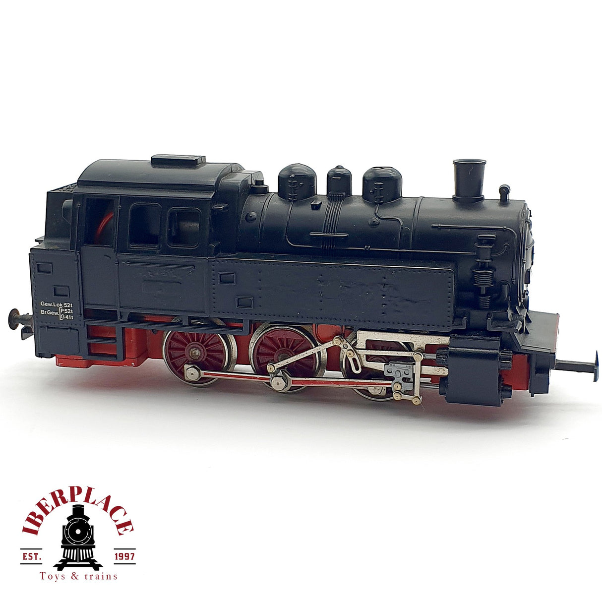 ♻️ DC Kleinbahn Locomotora de vapor ÖBB Negra H0 escala 1:87