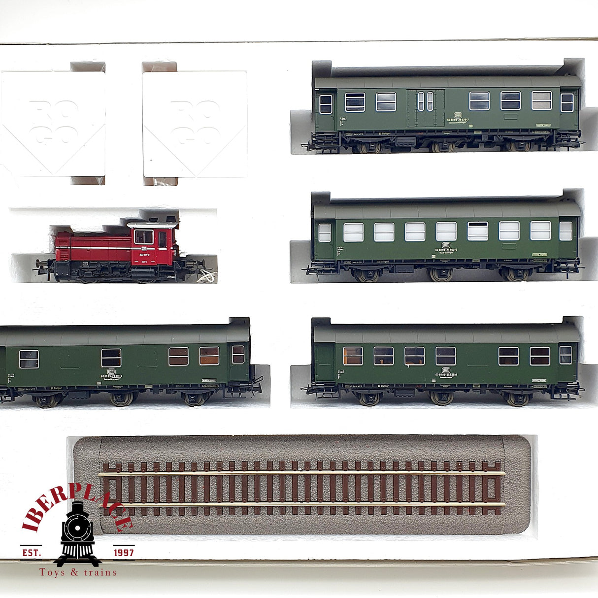 ♻️ DC Roco 41084 Set Locomotora diesel 333 117-0 H0 escala 1:87 A28