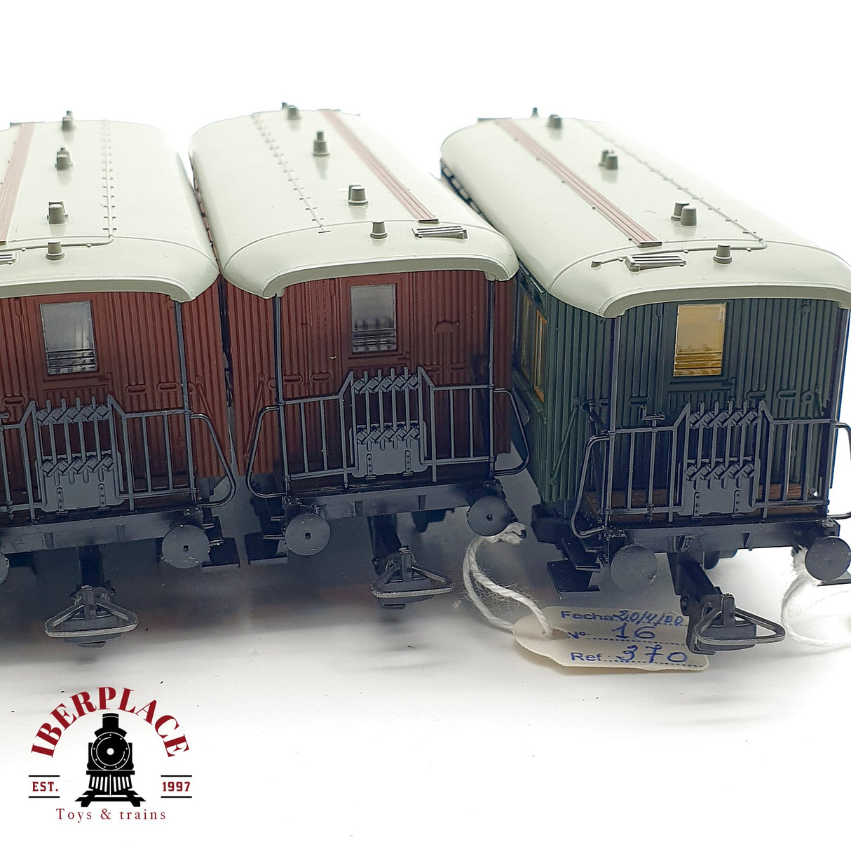 ♻️ DC 5x Kleinbahn vagones pasajero y equipaje 368 370  H0 escala 1:87 A28