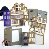 ♻️ KIBRI Kit de montaje edificio de la ciudad H0 escala 1:87