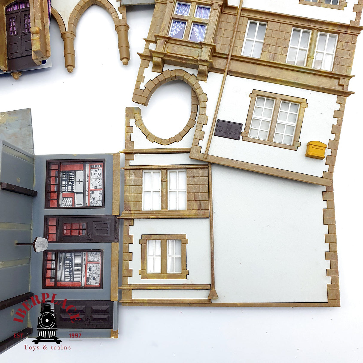♻️ KIBRI Kit de montaje edificio de la ciudad H0 escala 1:87