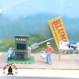 ♻️ Busch 7714 Figuras escena self service floral H0 escala 1:87