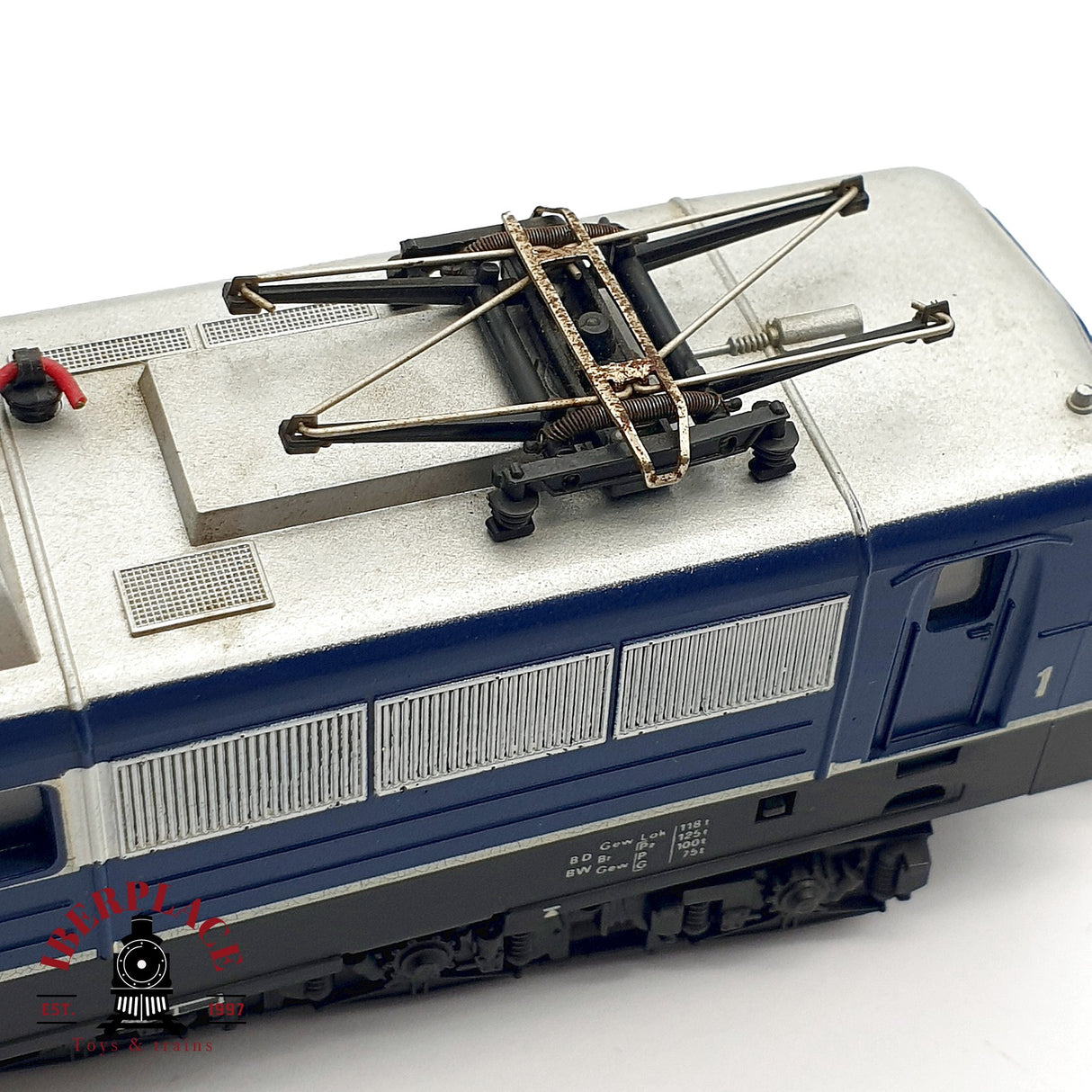 ♻️ DC Lima Locomotora Eléctrica DB 151 002-1 Azul H0 escala 1:87