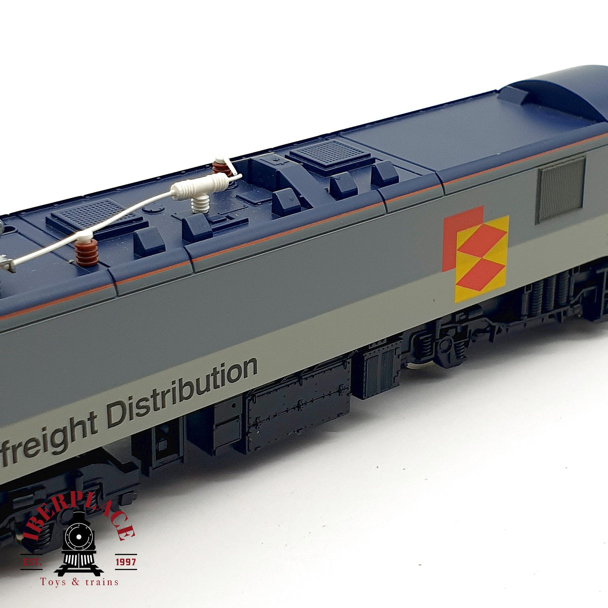 ♻️ DC Hornby Locomotora Eléctrica Railfreight Distribution 90131  H0 escala 1:87