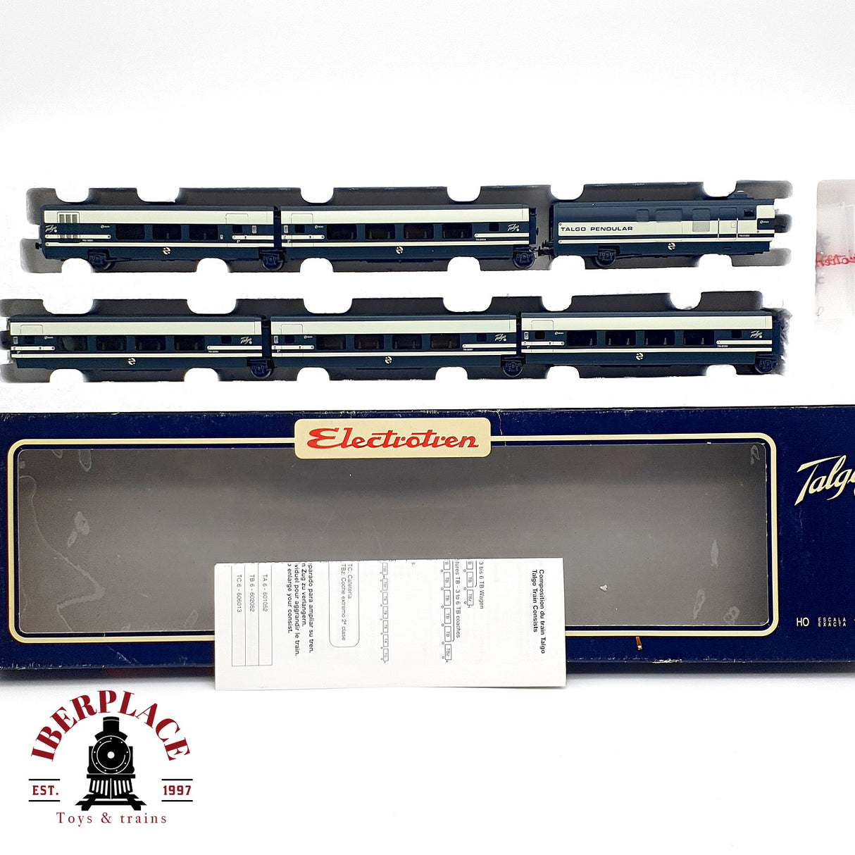 ♻️ AC Electrotren 3202 set de vagones complementarios Talgo T 200 RENFE H0 escala 1:87 A28