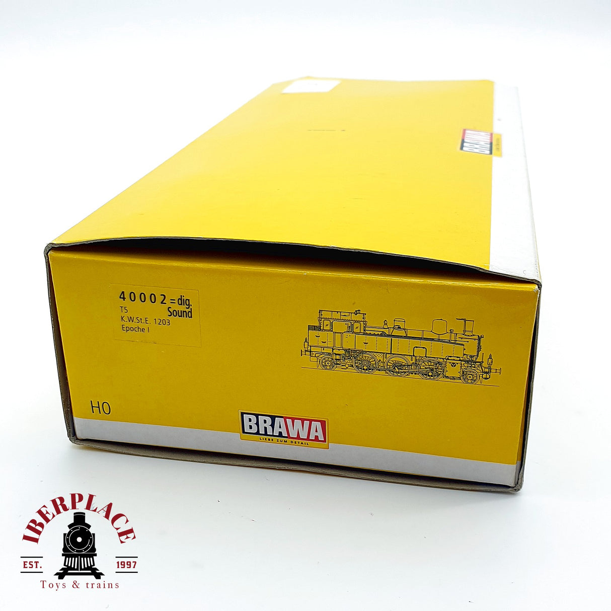 ♻️ DC Brawa 40002 Digital Locomotora K.W.St.E 1203 Ep I con sonido H0 escala 1:87