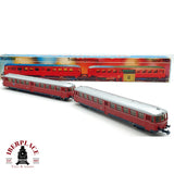 ♻️ AC Märklin 3076 tren automotor diesel con remolque DB H0 escala 1:87 A28