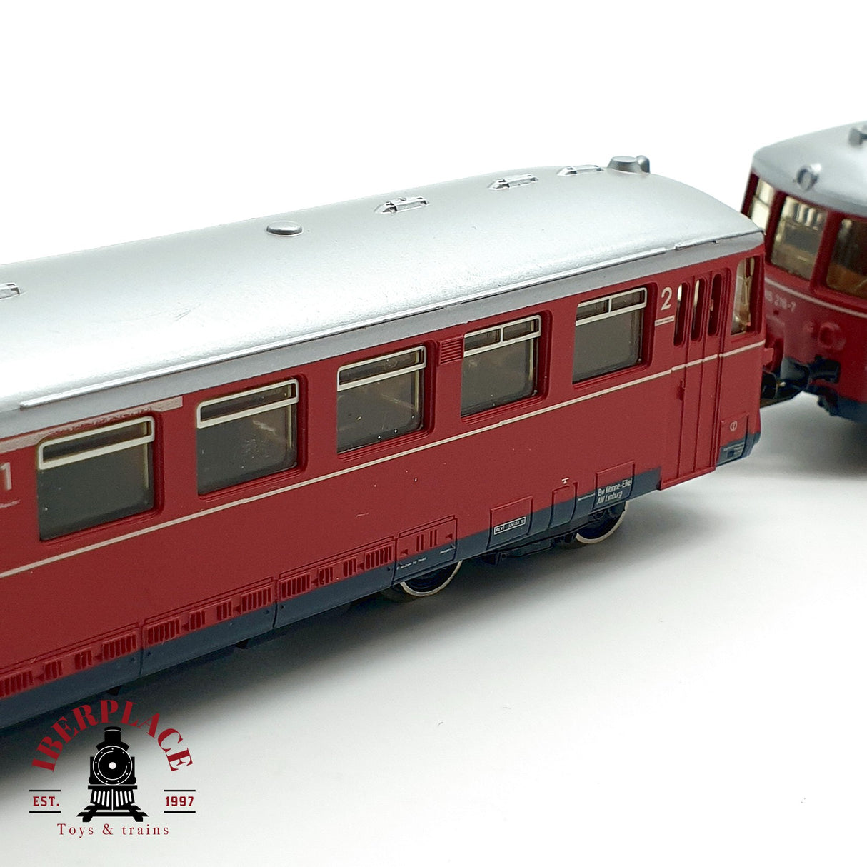♻️ AC Märklin 3076 tren automotor diesel con remolque DB H0 escala 1:87 A28