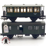 ♻️ DC 5x Kleinbahn vagones pasajero y equipaje 368 370  H0 escala 1:87 A28