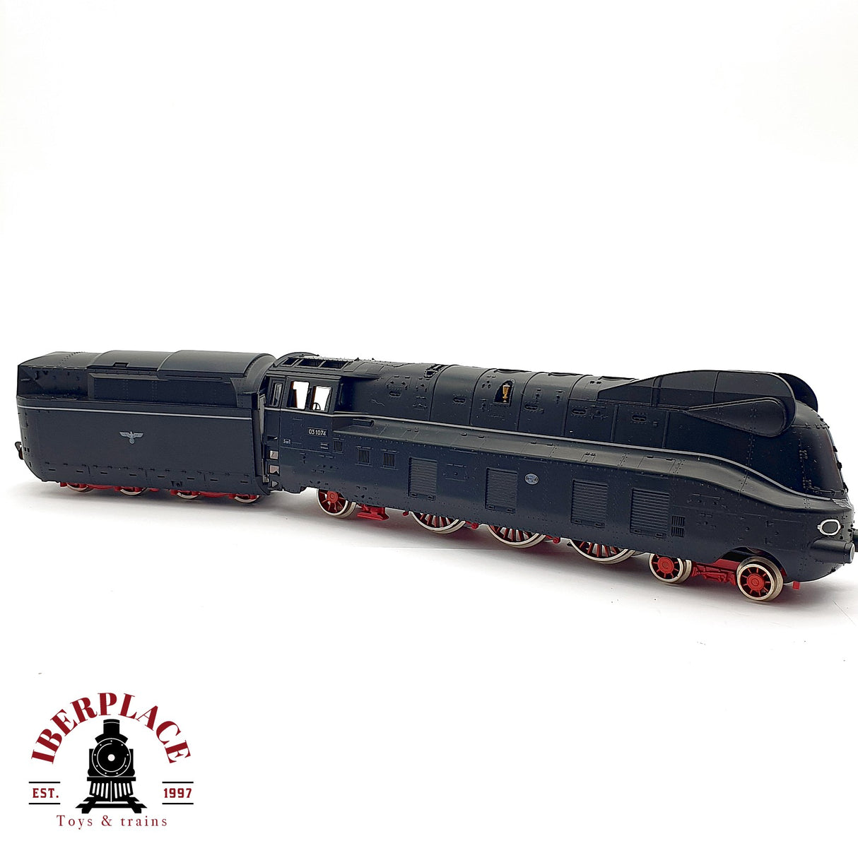 ♻️ DC Fleischmann Locomotora BR 03 1074 DRG Negra H0 escala 1:87