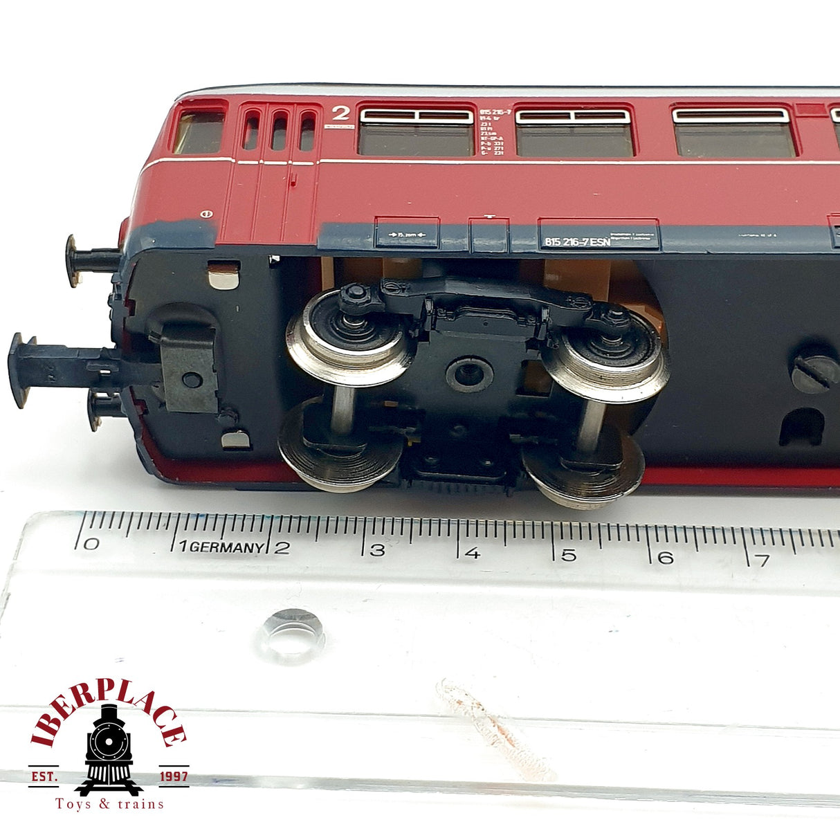 ♻️ AC Märklin 3076 tren automotor diesel con remolque DB H0 escala 1:87 A28