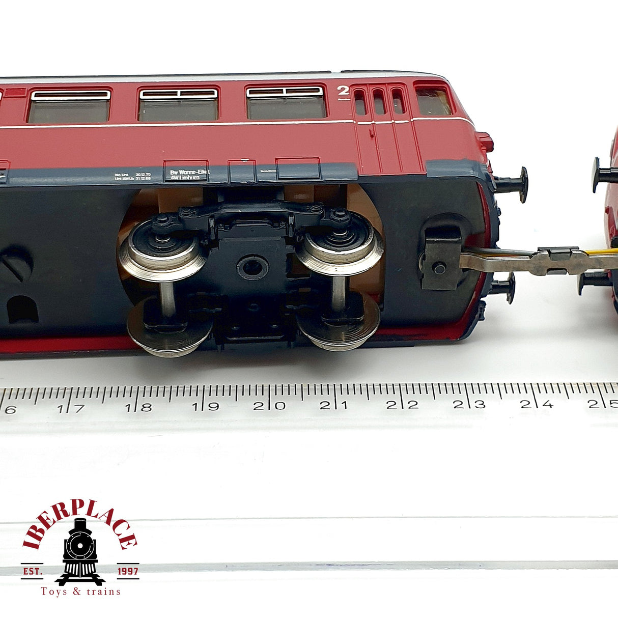 ♻️ AC Märklin 3076 tren automotor diesel con remolque DB H0 escala 1:87 A28