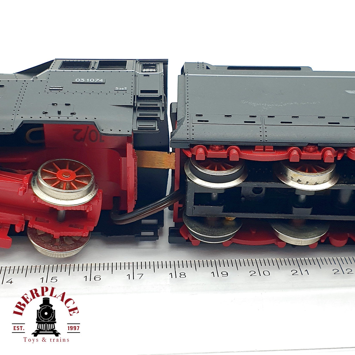 ♻️ DC Fleischmann Locomotora BR 03 1074 DRG Negra H0 escala 1:87