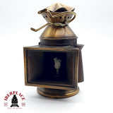 Miniatura Decorativa de Farol de Locomotora de Vapor (25 cm) - Réplica Estilo Antiguo para Vitrina
